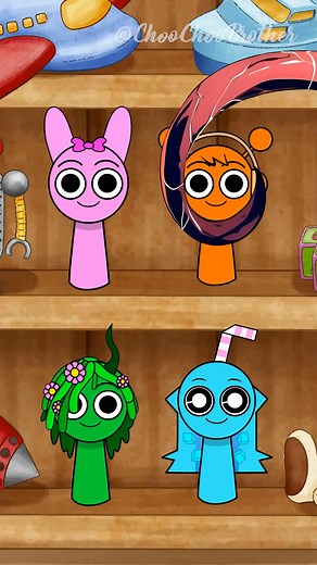 99K views · 702 reactions | POV The Perfect Head Matching Challenge - Pinki vs Vineria, Aqua Incredibox Sprunki #incredibox | Reel Minecraft animation | Facebook