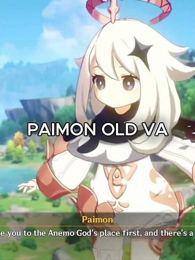 Paimon Old VA vs Paimon New VA Genshin Impact #genshinimpact #paimon #voiceactor