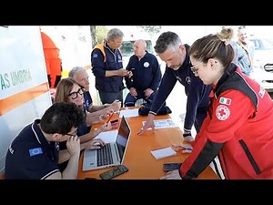 Il campo base dei volontari di protezione civile a Centocelle – Funerali Papa Francesco