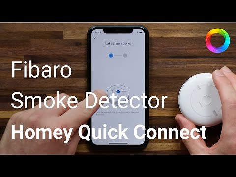 Fibaro Smoke Detector Z-Wave | Homey Quick Connect