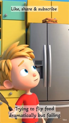 trying to flip food but failing 😭😔😬#relatable #animation #shortsfeed #shorts #entertainment