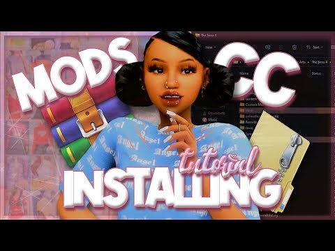 SIMS 4 TUTORIAL | HOW TO INSTALL CC/MODS & TRAY FILES (2022)