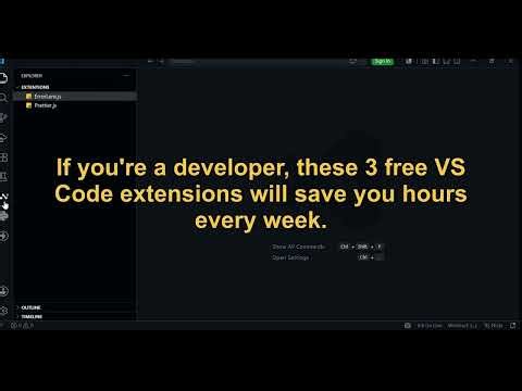 3 FREE VS Code Extensions Every Developer Should Install 🚀