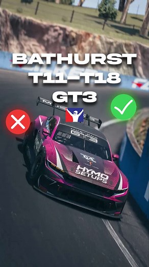 Mastering T11-T18 Turns at Bathurst in iRacing GT3