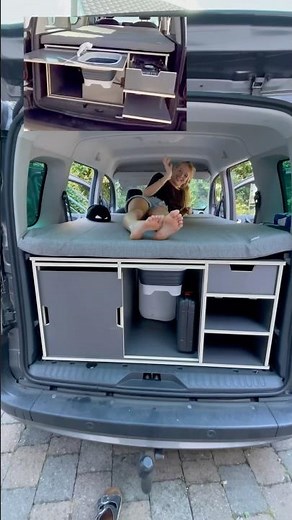 RENAULT KANGOO 🚐 CAMPINGBOX #camping #campingbox #camper #camperlife #travel #ausbau #outdoors