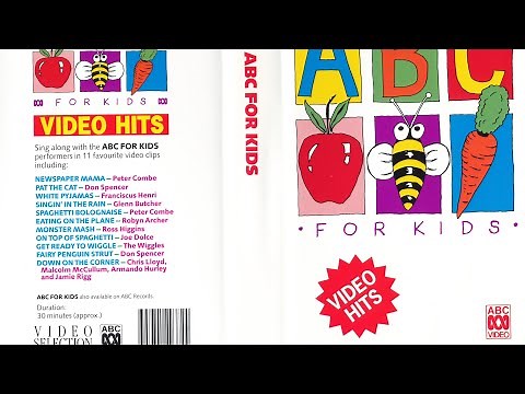 ABC For Kids Video Hits (1991 Australian VHS)