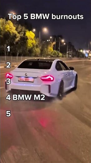 Top 5 BMW Burnouts That Broke the Internet 🔥💨 #shorts