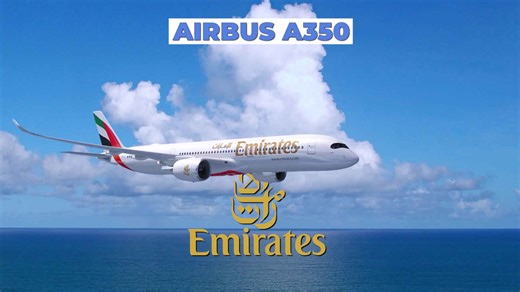 Emirates' A350 Takes To The Skies For 1st Test Flight