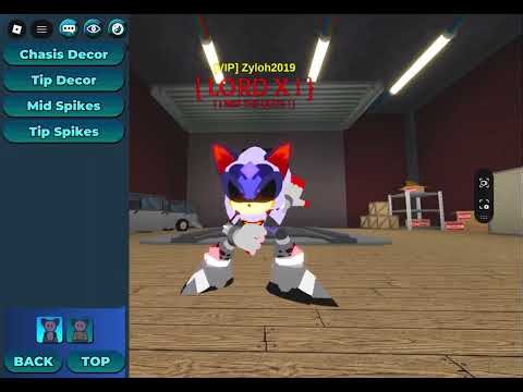 How to make lord x in sonic pulse