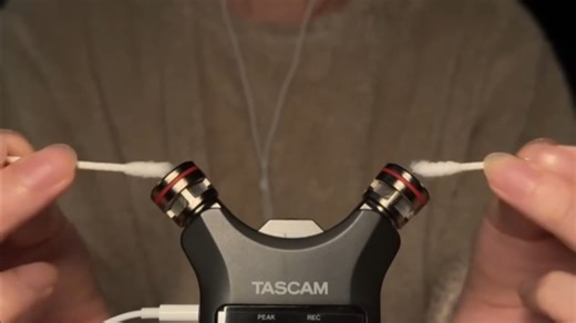 tabi ASMR｜用耳机轻轻触碰TASCAM（不说话）