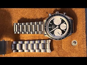 Omega Speedmaster Racing reverse panda - PRESIDENT BRACELET- Yes it looks awesome!