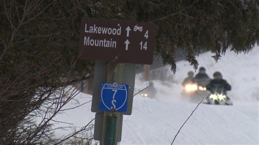 Northern Oconto County snowmobilers take to the trails in Townsend