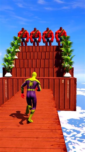 GTA 5 Epic Water Ragdolls | Spider-Man Jumps / Fails ep.231 #shorts