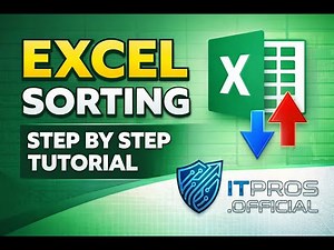 Excel Sorting – Step by Step Tutorial