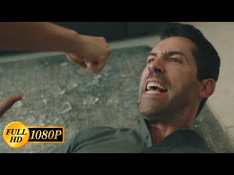 Scott Adkins is beaten by a ruthless Chinese woman / Accident Man: Hitman's Holiday (2022)