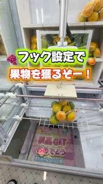 フック設定で果物を獲る時代🍊 #クレーンゲーム#夾娃娃機#日本夾娃娃機#clawmachine#ゲームセンター#フック設定#フック攻略