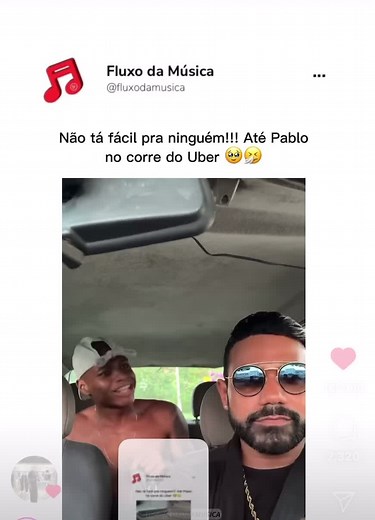 Pablo Uber: Passageiro Confunde Motorista com Cantor