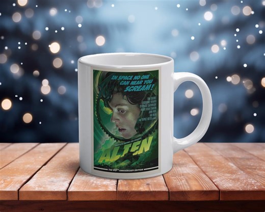 Alien Mug – Cult Sci-fi Horror Movie Mug – Vintage Cinema Poster – Xenomorph Mug – Geek Gift – Science Fiction Fan - Etsy