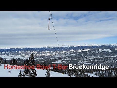 Breckenridge Horseshoe Bowl T-BAR Full Ride Experience 2023