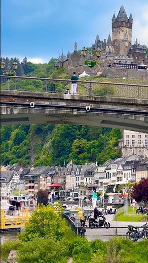 Das Märchenschloss an der Mosel: Reichsburg Cochem 🏰 #germany #travel #viral #shortsfeed