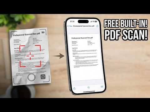 How to Scan Documents on iPhone (Free Hidden Feature!)