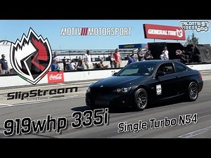 900whp Single Turbo N54 BMW 335i Goes Roll Racing