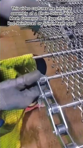 Watch this Wire Mesh Belt Come to Life