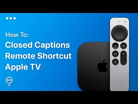 How To Setup Closed Captions Shortcut On Apple TV Remote | Easy Guide