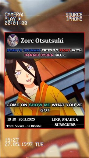 Boruto Uzumaki vs Hanabi Hyuga 🤯