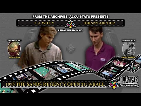 9-Ball - JOHNNY ARCHER vs CJ WILEY - Sands Regency Open XXI - June 1995