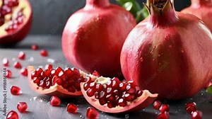 freshly pomegranate professional advertising food photography High quality HD 4K video clips