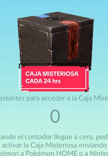 CAJA MISTERIOSA CADA 24 hrs #pokemon #pokemongo | pokemon home