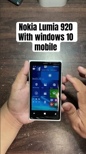 Nokia Lumia 920With windows 10 mobile