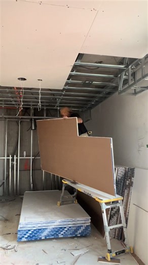 Drywall installation Como se instala drywall#drywall #tablaroca #construction #drywallnation #drywallfinisher