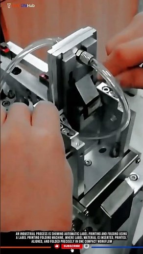 Innovation Label Printing Folding Machine for Fast Packaging Output #tech