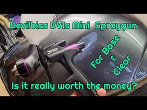 Devilbiss DV1s Smart Mini Spray Gun Review For Clearcoat and Basecoat