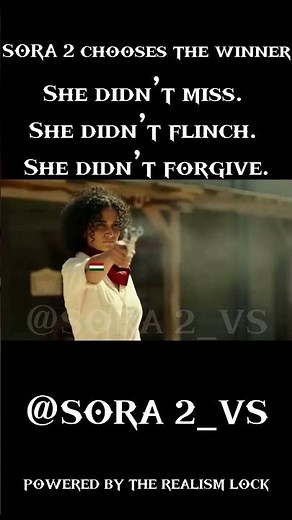 Zahra Nasser 🇮🇶 vs Reese Maddox 🇦🇺 | Sora 2 Gunslinger Duel | ONLY SORA 2 KNOWS THE WINNER