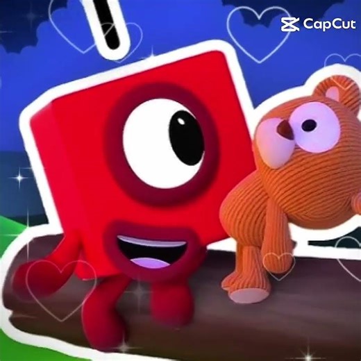 Numberblocks one edit 🟥🧸 #numberblocks #numberblocks1 #edit