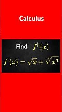 This Radical Derivative Will Blow Your Mind | Shorts