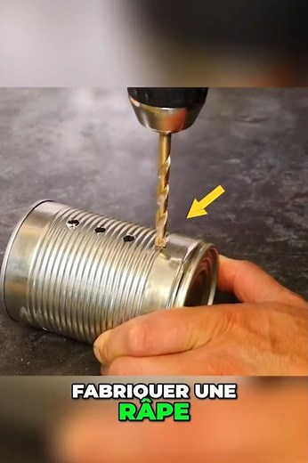 Comment fabriquer une râpe à fromage d'urgence