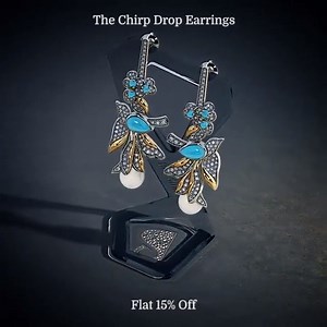 23K views · 3.1K reactions | Behold your ears in the mirror with the chirp drop earrings | BlueStone | Facebook