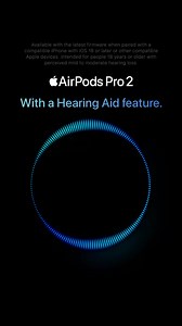 7.9K reactions · 334 shares | AirPods Pro 2. With a Hearing Aid feature. | Apple | Facebook