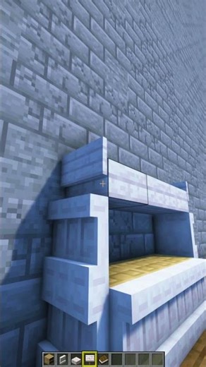 Quick & Easy Minecraft Decoration Idea | Survival Build Tips #shorts