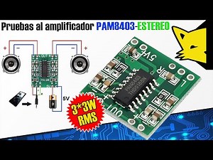 🔊MINI Amplifier Module l 3W+3W STEREO l PAM8403 l 👉WE THOROUGHLY REVIEWED IT!😎