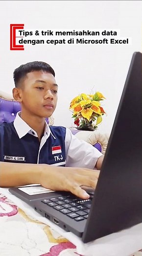Tips & trik memisahkan data dengan cepat di Microsoft Excel #belajar #excel #fyp #foryou #youtube