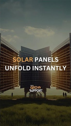 Folding Solar Panels Are Changing Renewable Energy Forever. #solartechnology #innovation