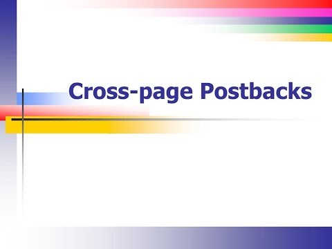 Postback Submission & Cross Page Submission in ASP.Net