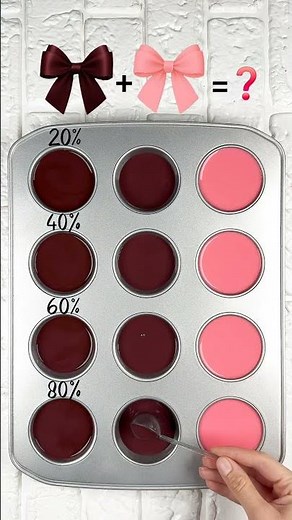 4 Beautiful Colors You Can Create by Mixing Burgundy and Pink🎨 #colormixing #colormix #colorconcept