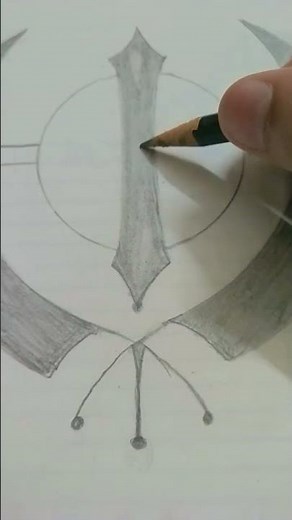 Let's Draw Sikh Symbol Khanda @LBADrawings