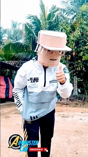 Roblox Cardboard cosplay 🔥 #shortvideo